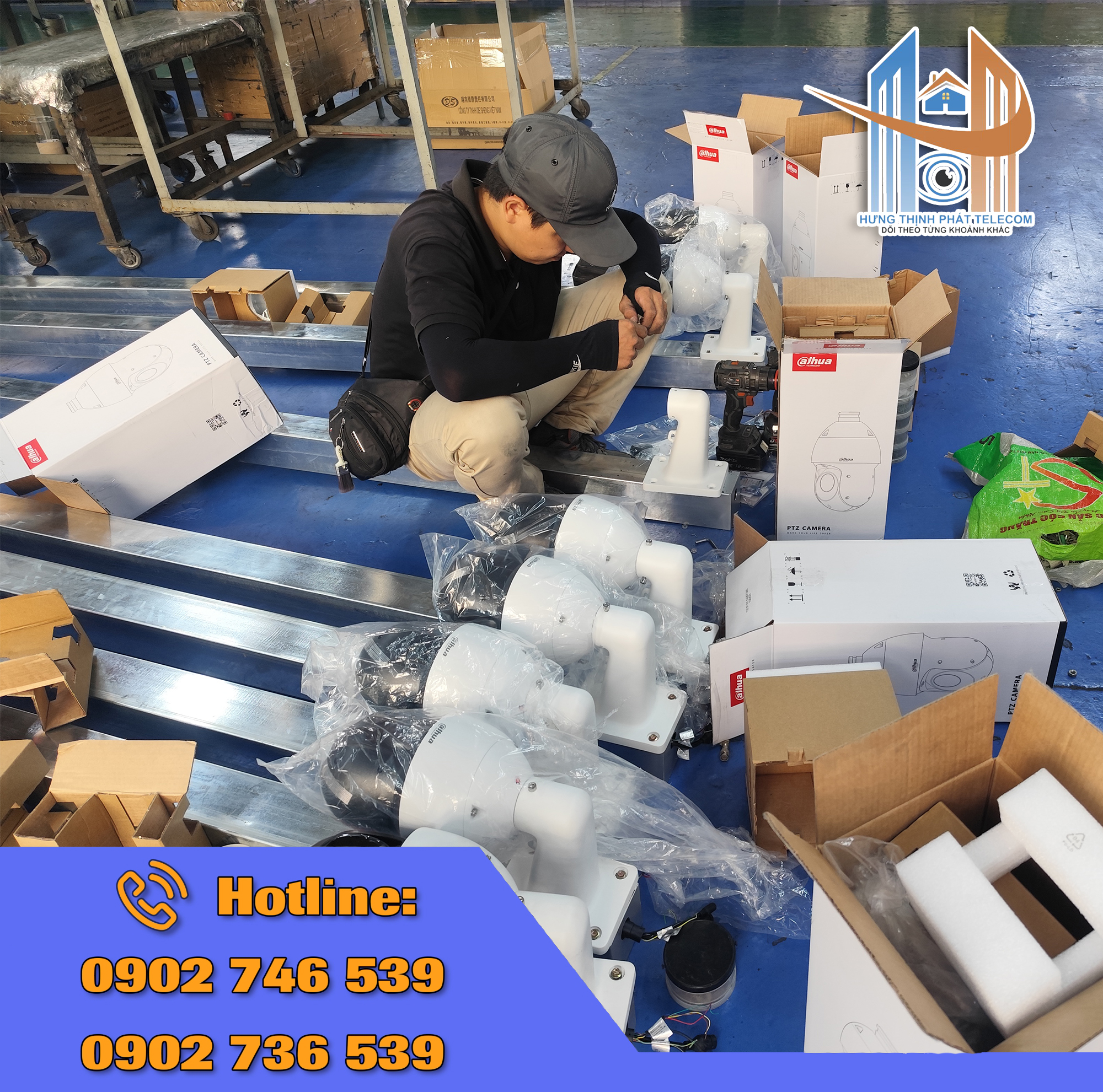 Lắp đặt camera tại Đức Hòa