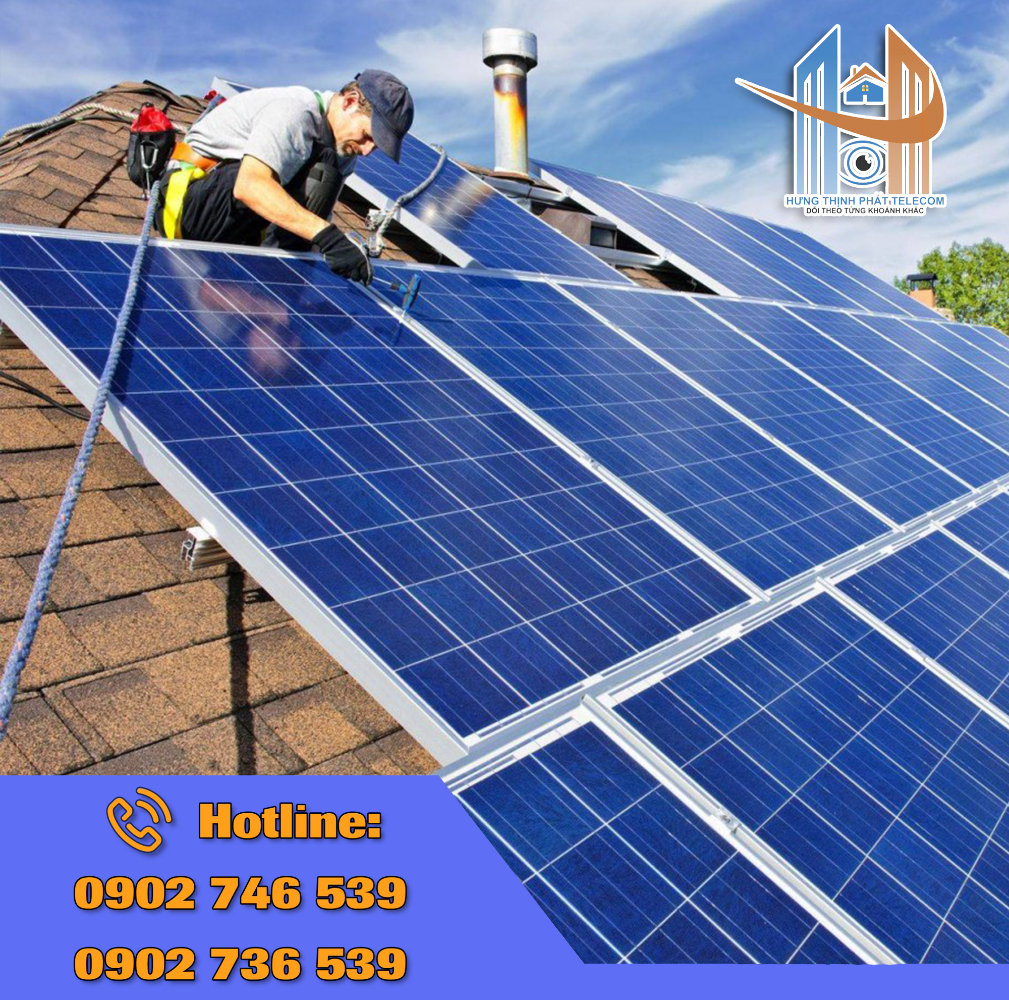 Thi công lắp đặt điện mặt trời tại Bình Dương