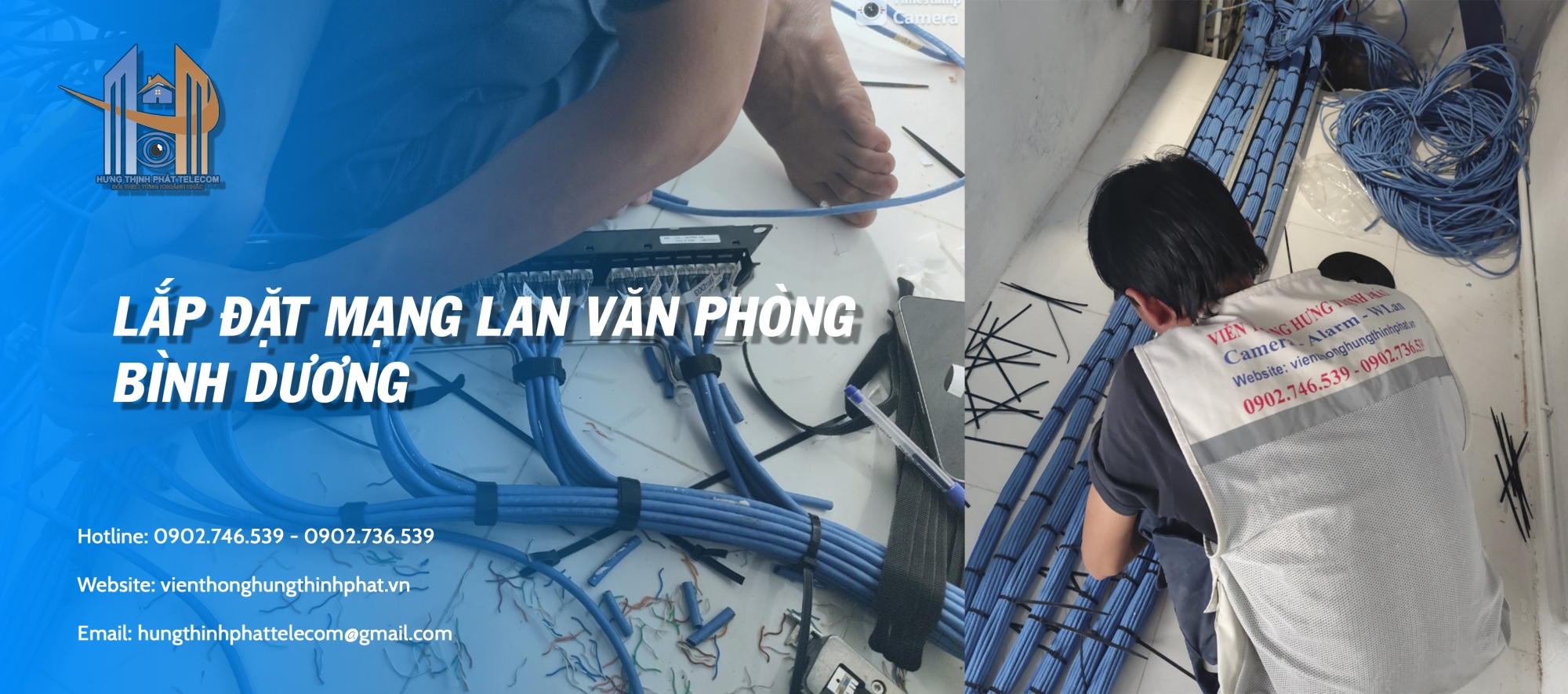 Lắp đặt mạng lan văn phòng bình dương