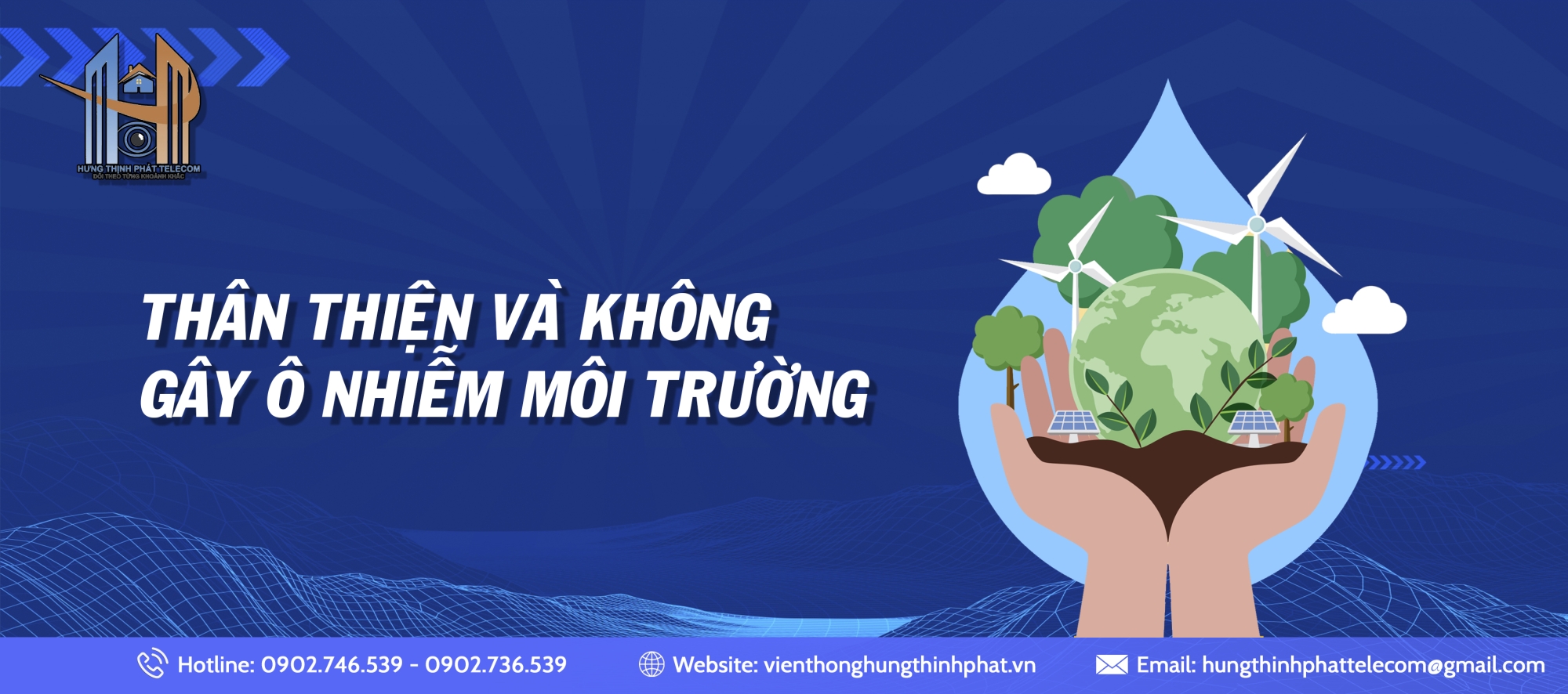 thân thiện và không gây ô nhiễm môi trường