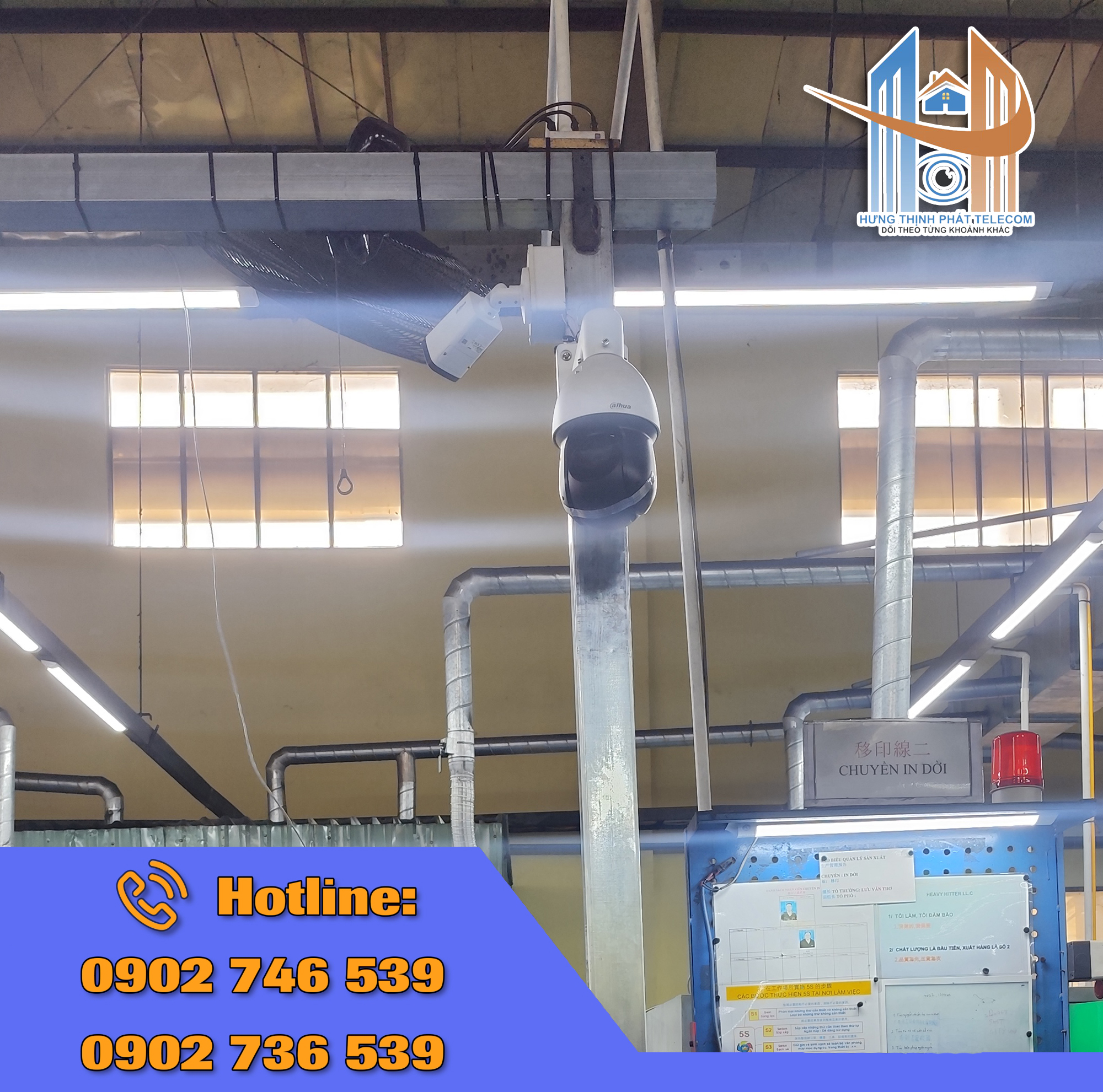 Dịch vụ lắp camera tại Bến Cát của Viễn Thông Hưng Thịnh Phát