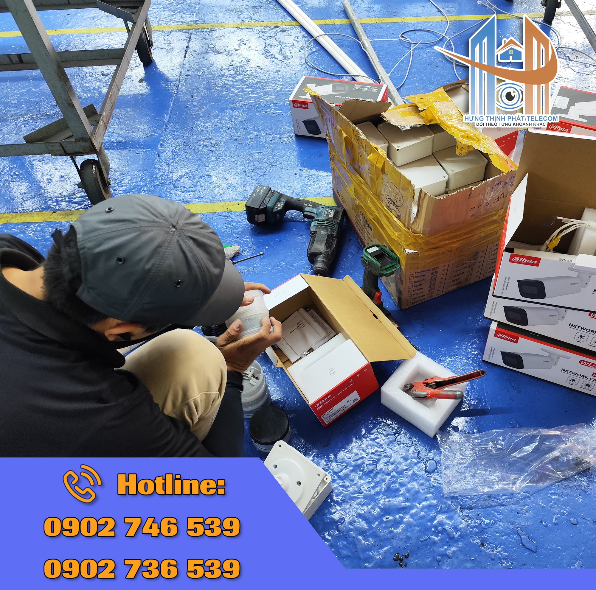 Dịch vụ lắp camera tại Bến Cát của Viễn Thông Hưng Thịnh Phát