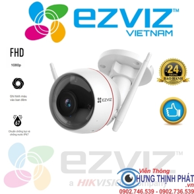 CAMERA IP WIFI EZVIZ C3W 2.0MP TÍCH HỢP BÁO ĐỘNG