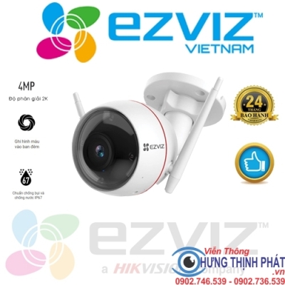 CAMERA IP WIFI EZVIZ C3W 4.0MP TÍCH HỢP BÁO ĐỘNG