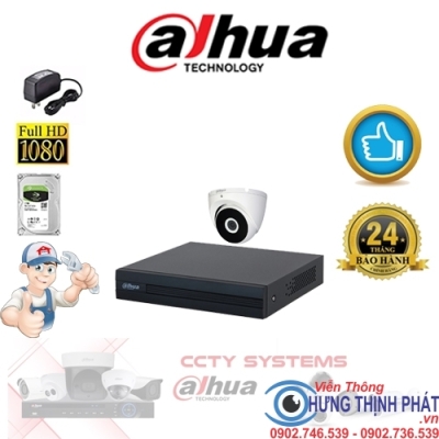 TRỌN BỘ 1 CAMERA QUAN SÁT DAHUA 2.0 MPX