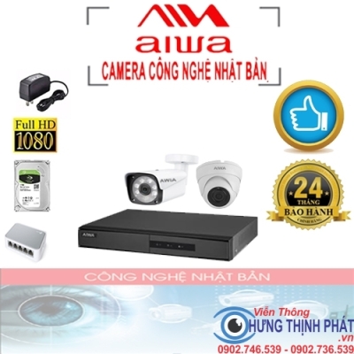 TRỌN BỘ 2 CAMERA  IP AIWA - CAMERA CÔNG NGHỆ NHẬT BẢN