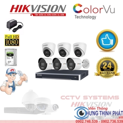 TRỌN BỘ 6 CAMERA IP HIKVISION 2.0 MPX CÓ ÂM THANH - CÓ MÀU 24/24